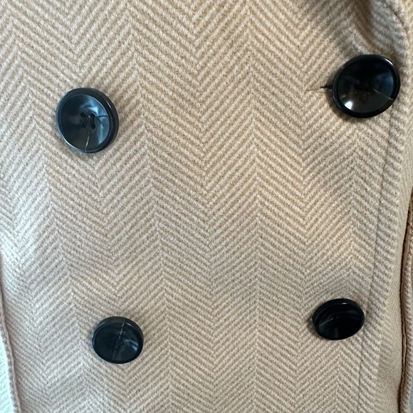 Chevron Wool Blend Coat Sample Sale size 2XL - Picture 8 of 8